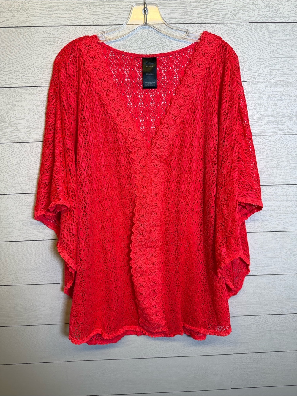 Catalina Coral Swim Cover-Up size Large - Picture 2 of 7